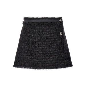 Versace A-Line Lurex Wool Blend Skirt - NWT
